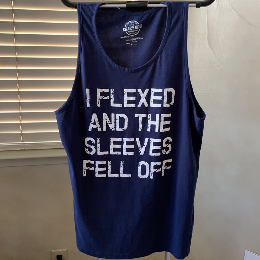Crazy Dog Muscle Shirt Size Large
